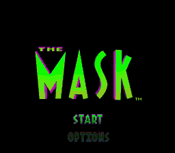 Mask, The (Europe) Title Screen